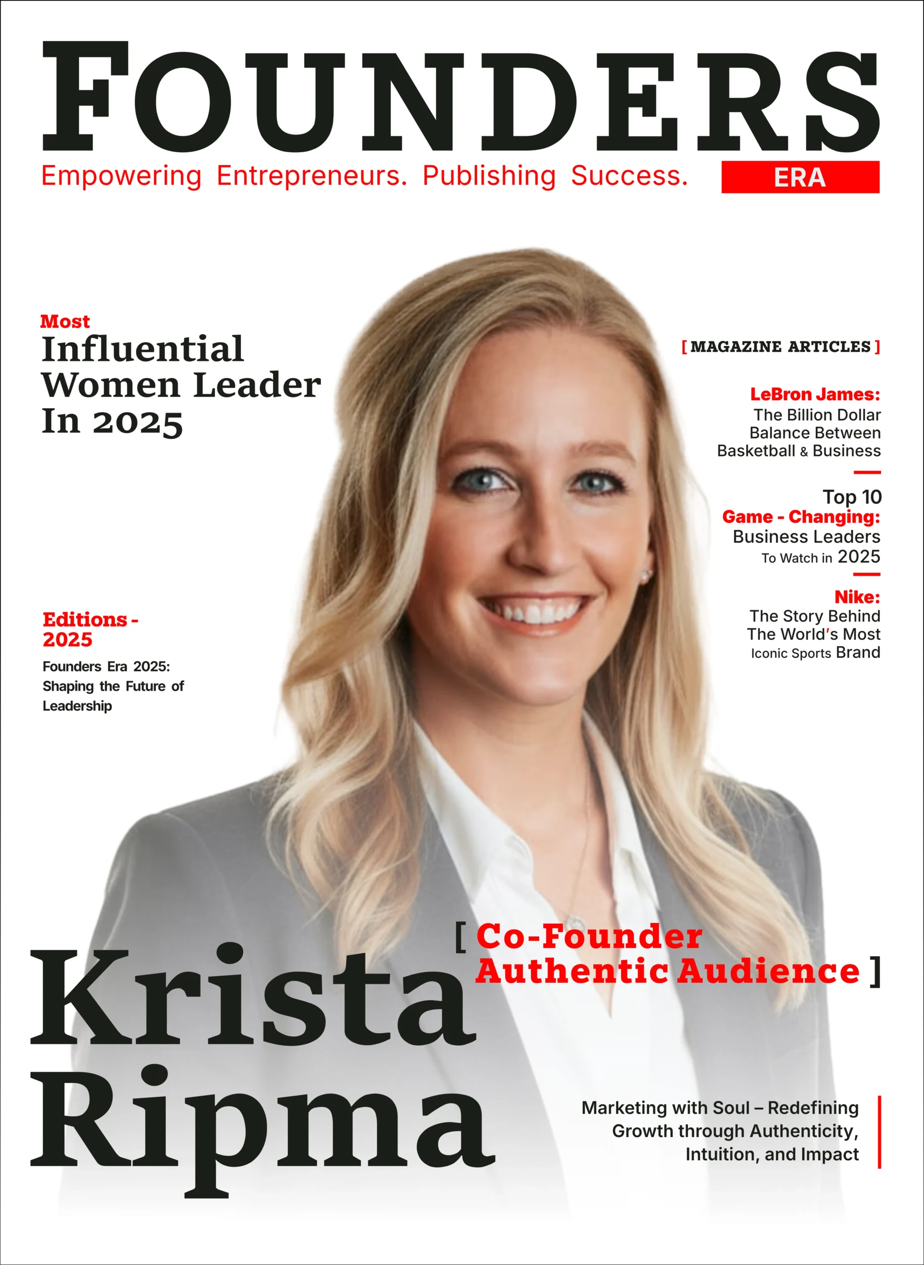 Founders Era Icon: Krista Lipma Among 2025’s Most Influential Leaders