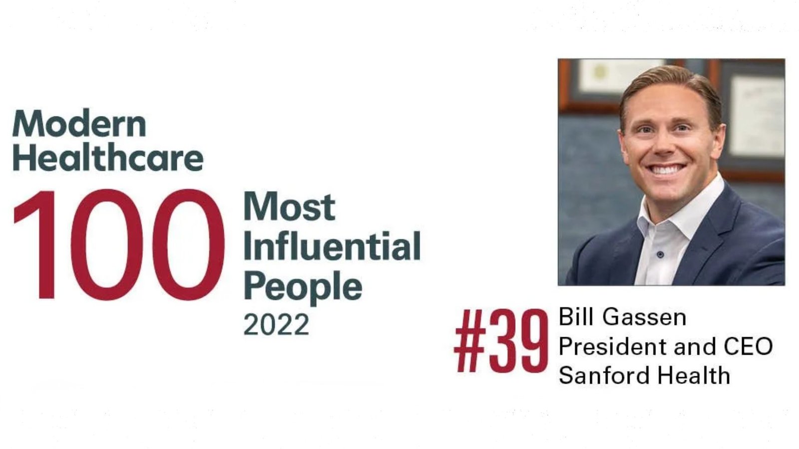 Bill Gassen President and CEO of Sanford Health advancing rural healthcare
